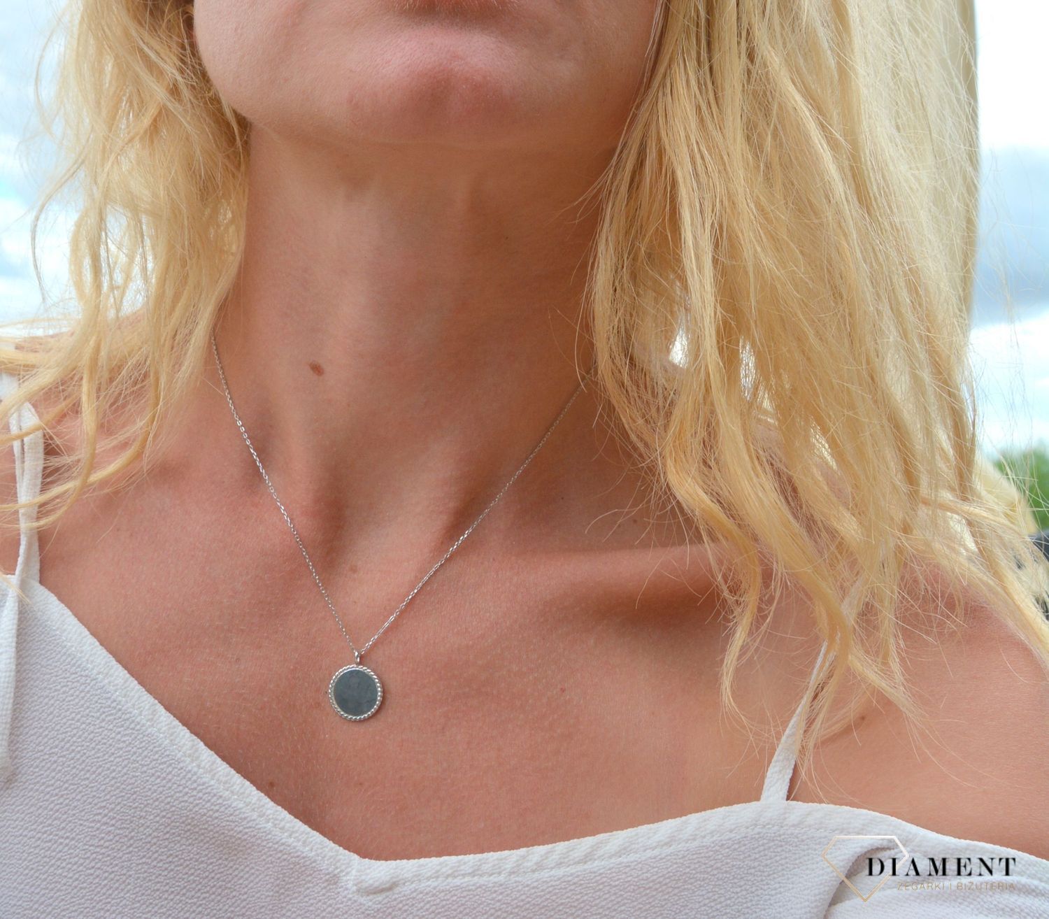 Naszyjnik srebrny 925 pieniążek  N YB 330M 058v.jpg